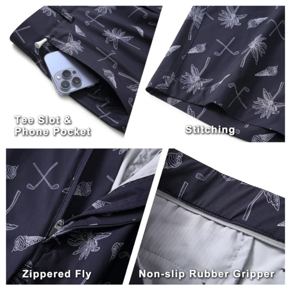 Maelreg Men’s Casual Golf Shorts 10” Seam Quick Dry 40' In Size NWT - Picture 6 of 10